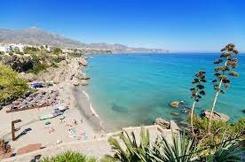 costa del sol panorámica de una playa de Málaga